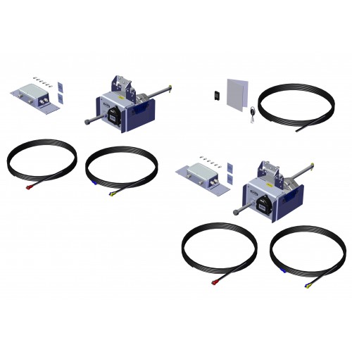 RollRite Dual Grain Door Power Kit Assembly (Gear Driven)